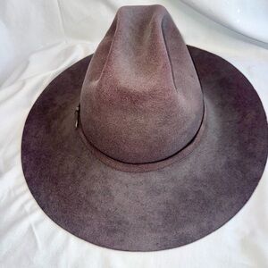 Vintage Custom Made Beaver Felt Cowboy Hat Made in USA
